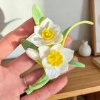 Handgemachte Keramik-Blumenmagnete