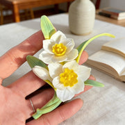 Handgemachte Keramik-Blumenmagnete