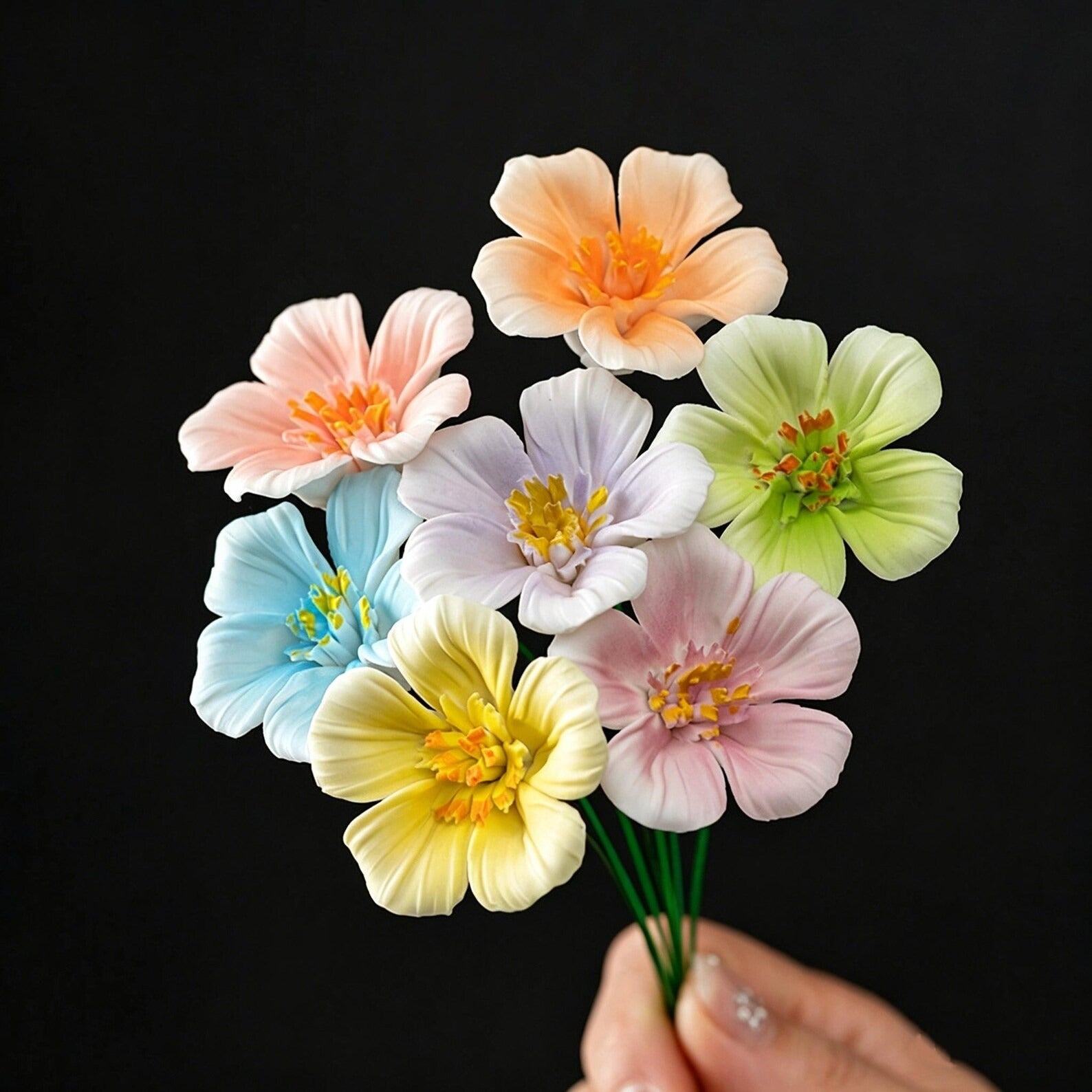 Handgemachte Keramik-Gartenblume