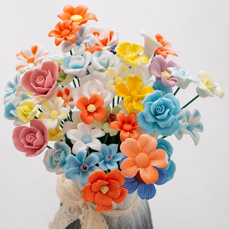 Handgemachte Keramik-Gartenblume