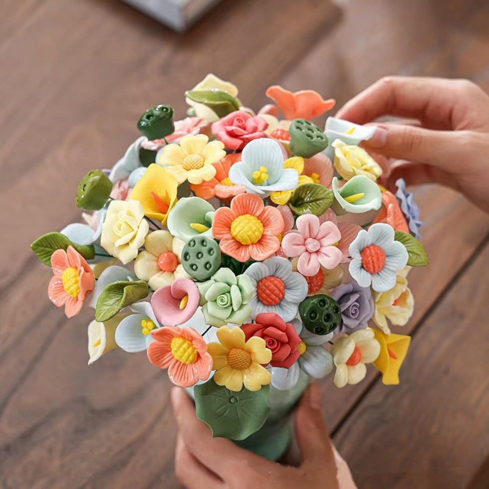 Handgemachte Keramik-Gartenblume