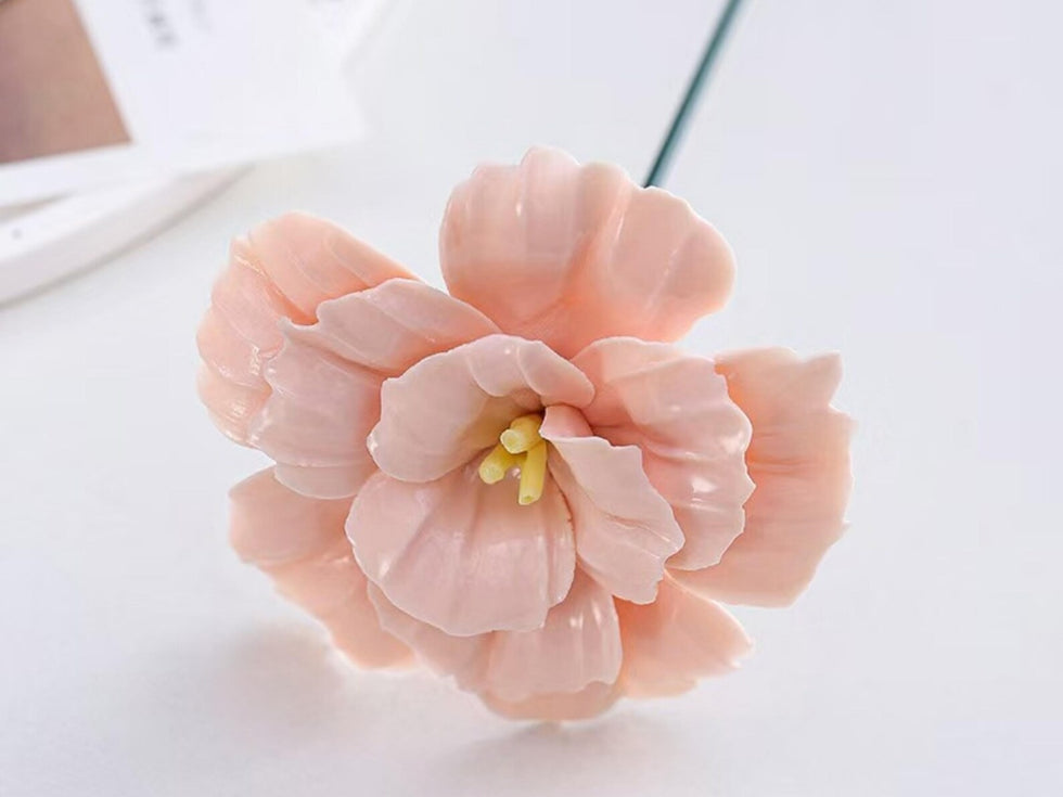 Handgemachte Keramik-Gartenblume Pfingstrose