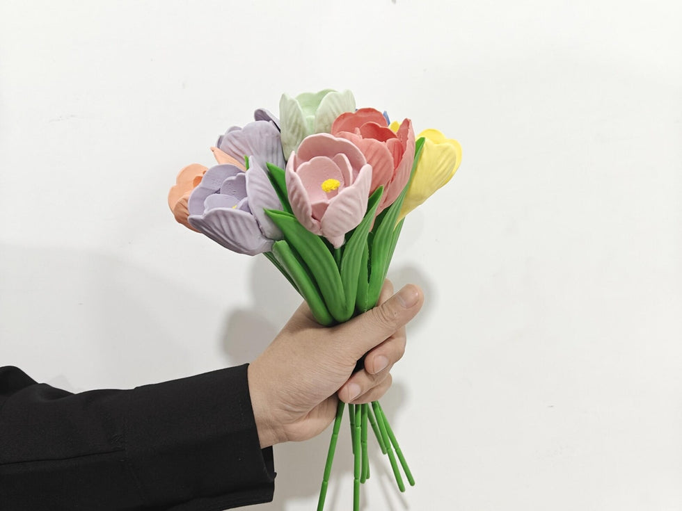 Handgemachte Keramik-Gartenblume Tulpe