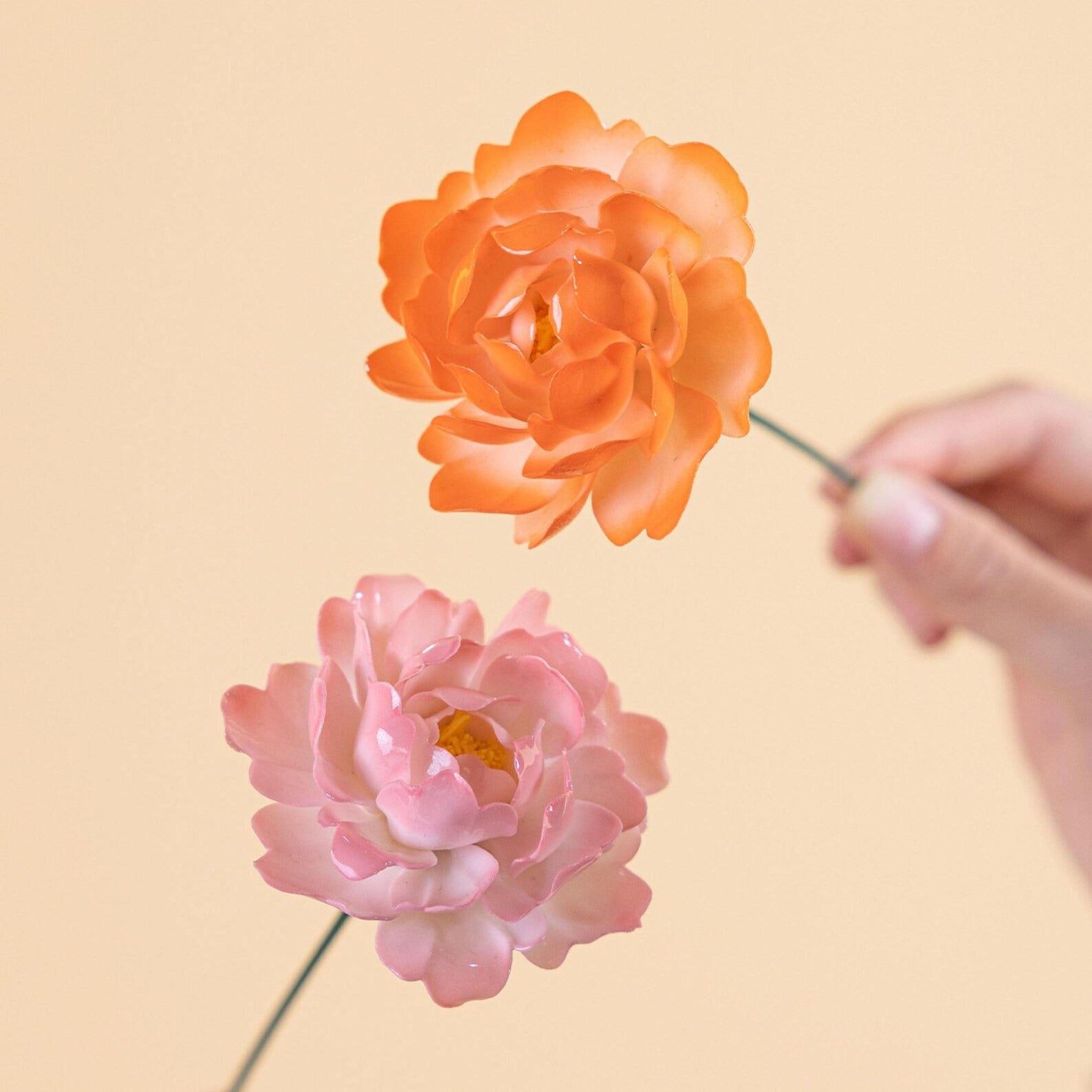 Handgemachter Keramik-Blumenstrauß