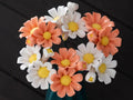 Handgemachter Keramik-Blumenstrauß Gänseblümchen & Calla